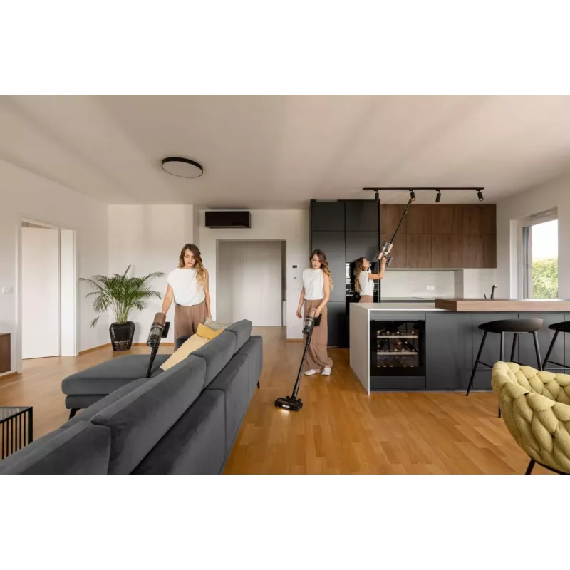 Gorenje SVC259449NDCO 2-in-1 lazdinis dulkių siurblys, akumuliatorinis, sausas valymas, HEPA, be maišelio, 0,6 l, 350 W, varis