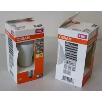 LEDvance Parathom Classic LED E27 19W 827 (Šilta balta) nediminuojama — pažeista pakuotė