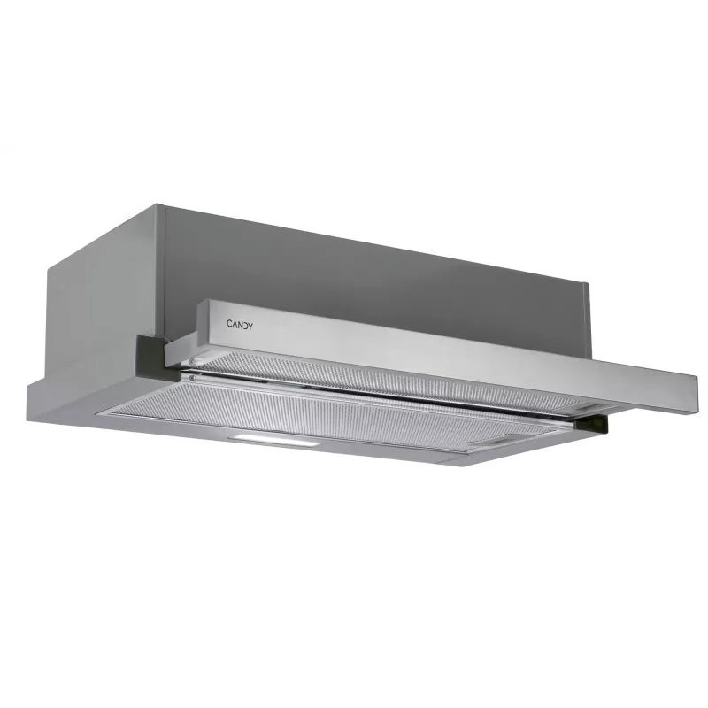 Candy CBT625/2X/1 pusiau įmontuojamas (ištraukiamas) gaubtas, nerūdijantis plienas, 332,1 m³/h