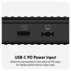SSD dėklas Hyper HD2500GL M.2 PCIe SSD (USB4 Gen4, USB-C) Juodas