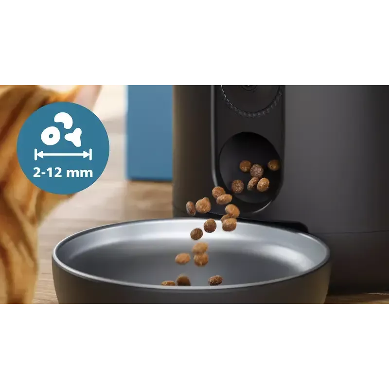 Automatinis gyvūnų šėrimo aparatas Philips 5000 serija PAW5320/02 su kamera, 4,5 L maisto ir vandens talpa, plastikinis korpusas, naudojimui patalpose