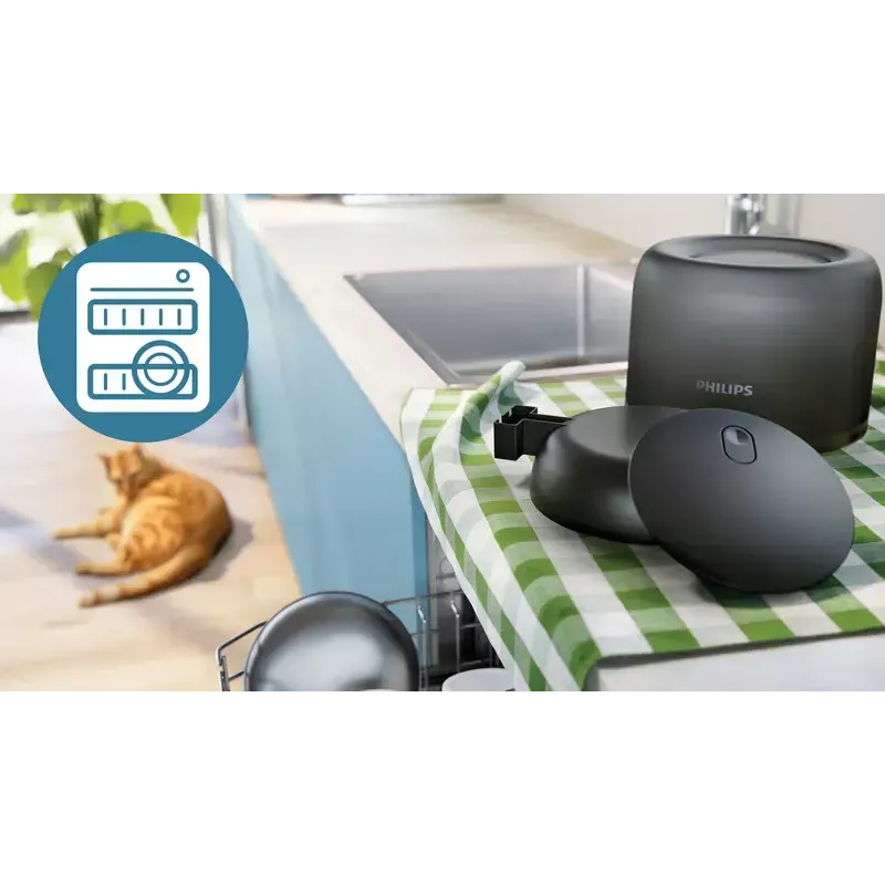 Automatinis gyvūnų šėrimo aparatas Philips 5000 serija PAW5320/02 su kamera, 4,5 L maisto ir vandens talpa, plastikinis korpusas, naudojimui patalpose