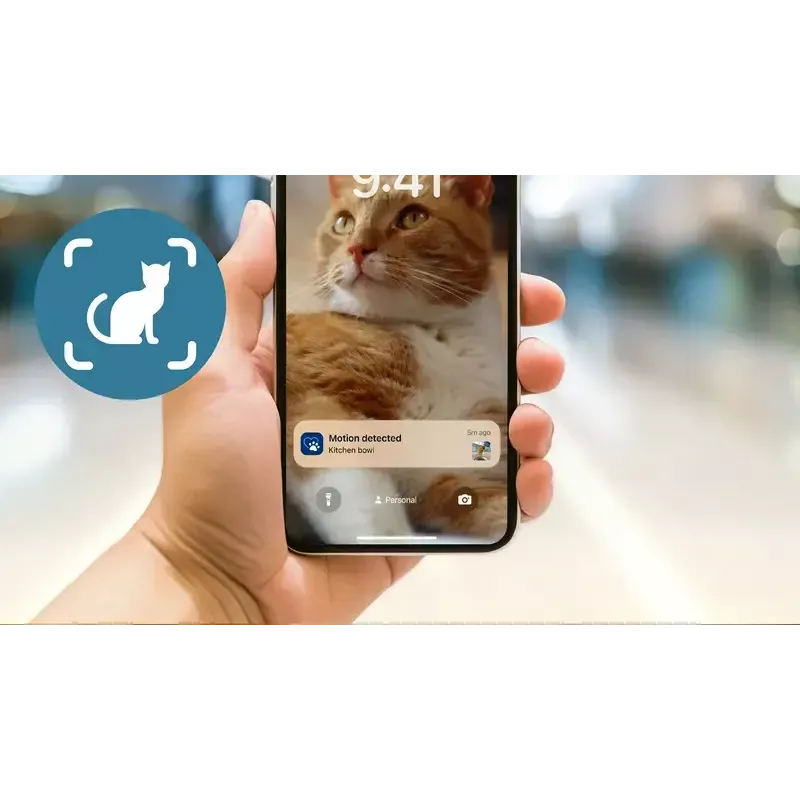 Automatinis gyvūnų šėrimo aparatas Philips 5000 serija PAW5320/02 su kamera, 4,5 L maisto ir vandens talpa, plastikinis korpusas, naudojimui patalpose