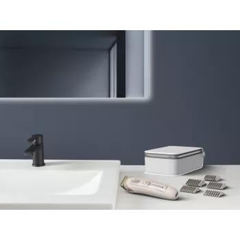 Rowenta TN9154F0 belaidė kirpimo mašinėlė, smėlio/b alta, 6 NiMH