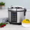 Multivirimo puodas Tristar RK-6132 — 1,5 l, 500 W, 7 automatinių programų, LCD, nerūdijantis plienas/juoda