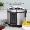 Multivirimo puodas Tristar RK-6132 — 1,5 l, 500 W, 7 automatinių programų, LCD, nerūdijantis plienas/juoda