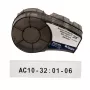 Lipnios nuolatinės spausdintuvo etiketės Brady M21-750-414 — 1,9 cm aukštis, juoda ant baltos