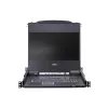 ATEN CL5716M konsolė su 43,2 cm (17 inch) ekranu, 1280 x 1024 pikseliai, metalas/plastikas, juoda, 1U
