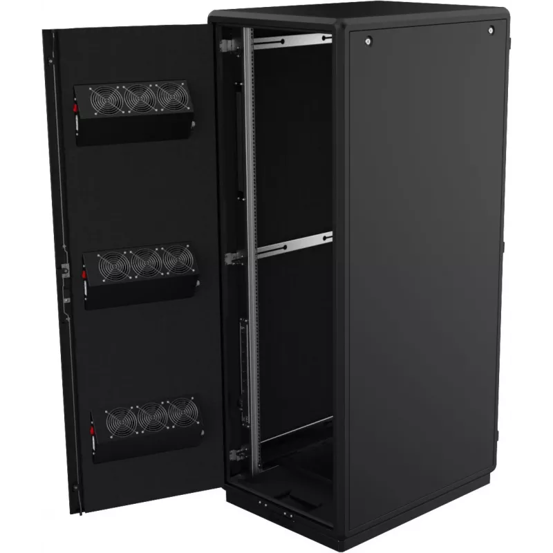 Spintos sprendimas Lanview RDLAK26U758BL 26U garso izoliuotas serverio stovas