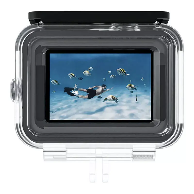 Apsauginis dėklas Telesin GoPro Hero 12/11/10/9 – kietas korpusas ir silikoninis dangtelis
