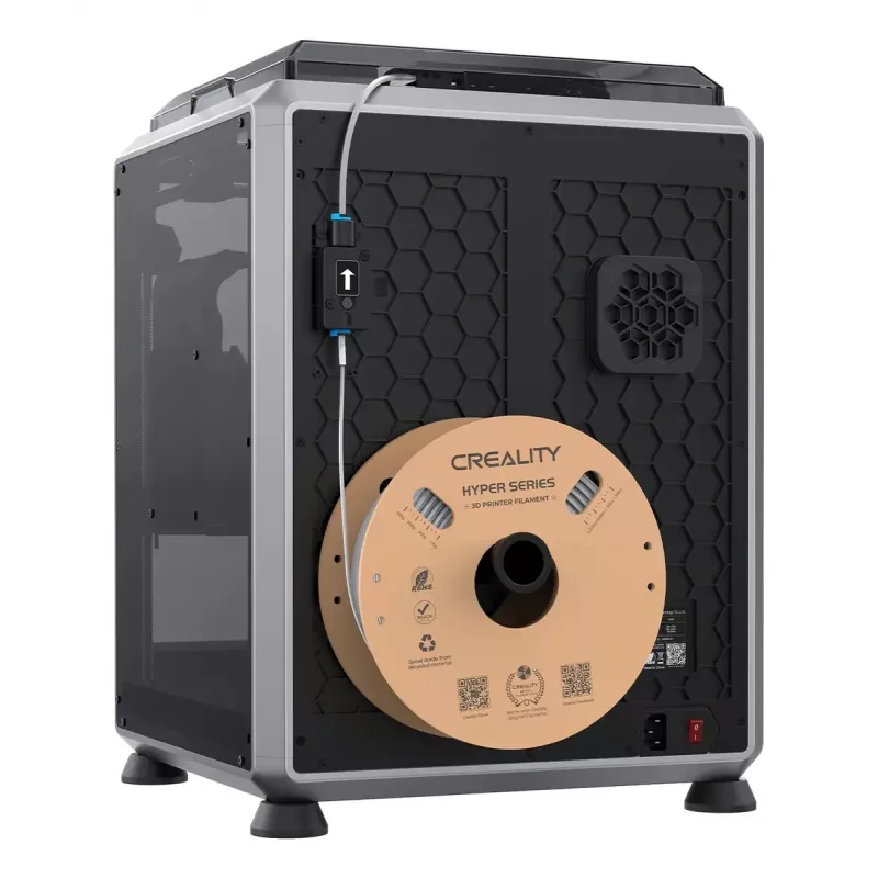 3D spausdintuvas Creality K1C FDM Wi‑Fi – PLA/ABS/ASA/PETG/TPU, sluoksnis 0,1–0,35 mm, 4,3 col. liečiamasis ekranas, 100–240V