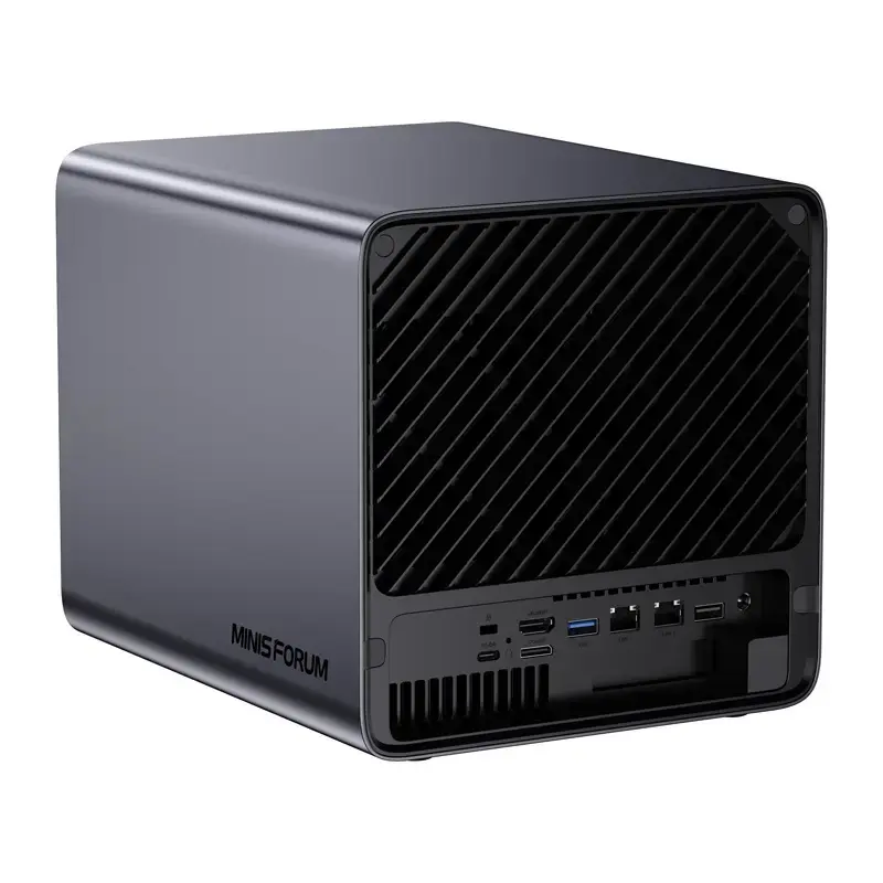 Mini-PC Minis Forum NAS N5 Pro AMD Ryzen AI 9 HX Pro 370, 32 GB RAM, 128 GB talpykla