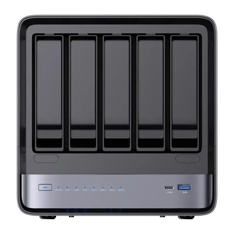 Mini-PC Minis Forum NAS N5 Pro AMD Ryzen AI 9 HX Pro 370, 32 GB RAM, 128 GB talpykla