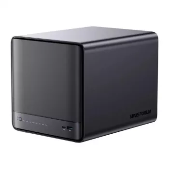 Mini-PC Minis Forum NAS N5 Pro AMD Ryzen AI 9 HX Pro 370, 32 GB RAM, 128 GB talpykla