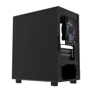 Korpusas DarkFlash DB330M Black v2 su trimis iš anksto sumontuotais ventiliatoriais