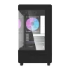 Korpusas DarkFlash DB330M Black v2 su trimis iš anksto sumontuotais ventiliatoriais