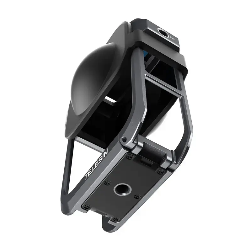 TELESIN metalinis apsauginis narvas DJI Osmo 360 – lengvas aliumininis rėmas su tvirtinimo taškais