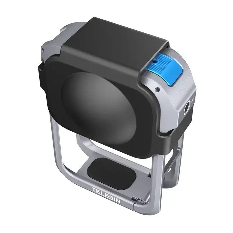 TELESIN metalinis apsauginis narvas DJI Osmo 360 – lengvas aliumininis rėmas su tvirtinimo taškais