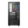 Kompiuterio korpusas DarkFlash DS950V su priekiniu ekranu (juodas) ir 6 iš anksto sumontuotais ventiliatoriais