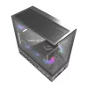 Kompiuterio korpusas DarkFlash DS950V su priekiniu ekranu (juodas) ir 6 iš anksto sumontuotais ventiliatoriais