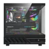 Kompiuterio korpusas DarkFlash DS950V su priekiniu ekranu (juodas) ir 6 iš anksto sumontuotais ventiliatoriais