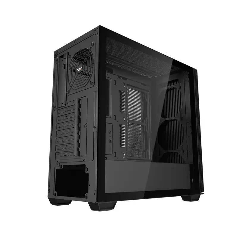 ATX korpusas Darkflash DS900WS – mid-tower, be ventiliatorių, juodas