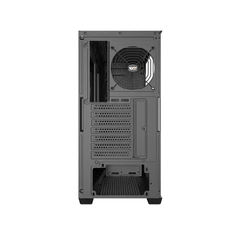 ATX korpusas Darkflash DS900WS – mid-tower, be ventiliatorių, juodas
