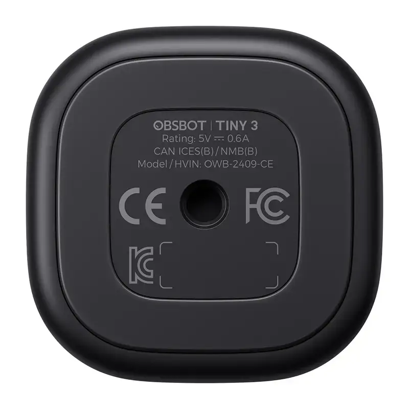 OBSBOT Tiny 3 Remote Combo – kompaktiška AI internetinė kamera su nuotolinio valdymo pulteliu