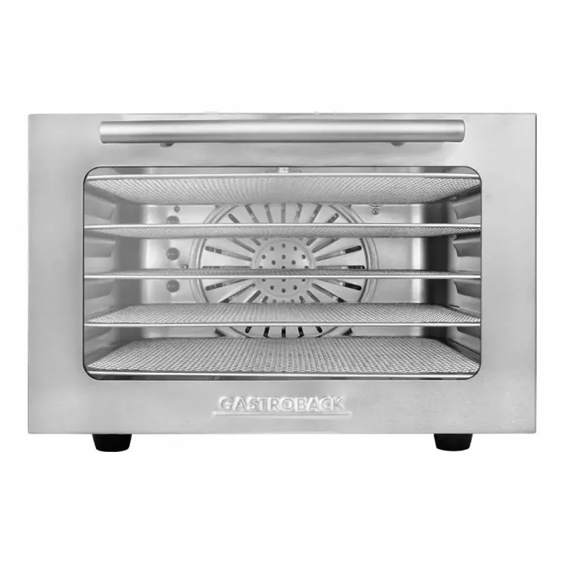 Maisto džiovintuvas GASTROBACK Mini Professional 400 W, nerūdijantis plienas, laikmatis iki 24 h, 282×347×206 mm