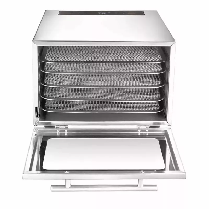Maisto džiovintuvas GASTROBACK Mini Professional 400 W, nerūdijantis plienas, laikmatis iki 24 h, 282×347×206 mm