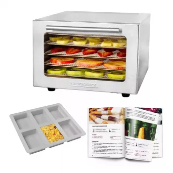 Maisto džiovintuvas GASTROBACK Mini Professional 400 W, nerūdijantis plienas, laikmatis iki 24 h, 282×347×206 mm