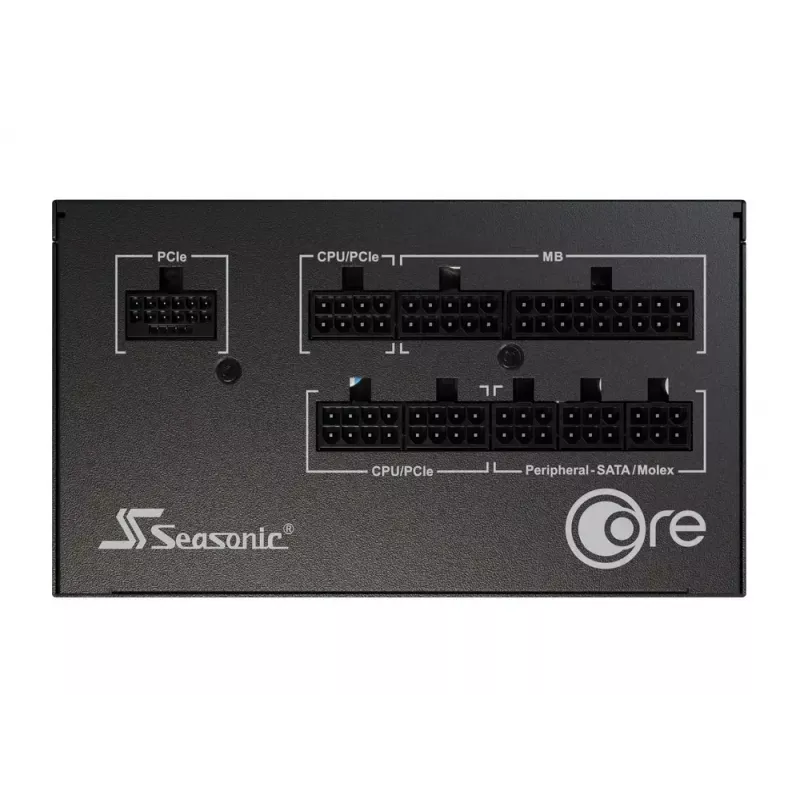 Maitinimo blokas Seasonic CORE GC-850 ATX 3.1 850 W 24-pin ATX Visiškai modulinis 80 PLUS Gold Juodas