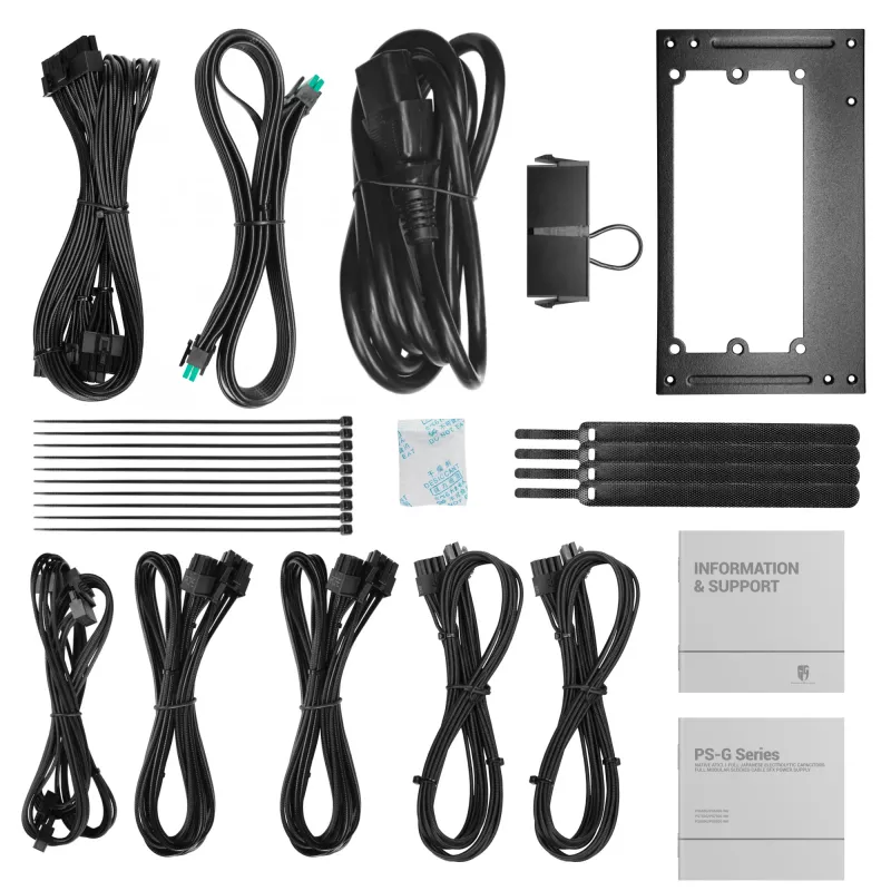 Maitinimo blokas DeepCool Gamer Storm PS750G 750 W ATX 20+4 kontaktų, FDB ventiliatorius 92 mm, juodas