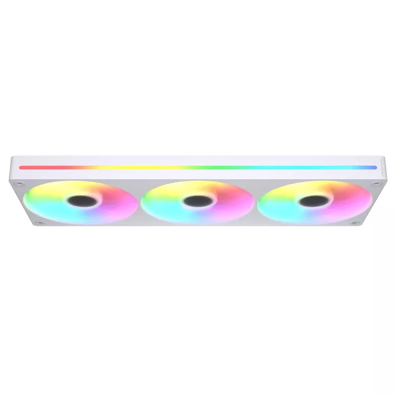 Ventiliatorių blokas COUGAR Unity360-FB Vieno rėmo 360 ARGB PWM Forward, 120 mm, 700–2500 RPM, FDB, Baltas
