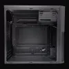Korpusas PC Micro Tower LC-Power 2004MB-V3, Micro-ATX/Mini-ITX, juodas, maitinimo šaltinis viršuje, palaiko 2×3,5 colio + 2×2,5 colio, USB 3.2 Gen1