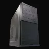 Korpusas PC Micro Tower LC-Power 2004MB-V3, Micro-ATX/Mini-ITX, juodas, maitinimo šaltinis viršuje, palaiko 2×3,5 colio + 2×2,5 colio, USB 3.2 Gen1