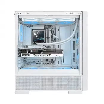 Vandens aušintuvas Thermaltake TH360 V3 Ultra ARGB — 3x 120 mm ventiliatoriai, 500–2500 RPM, 12 V, baltas