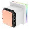 Vandens aušintuvas Thermaltake TH360 V3 Ultra ARGB — 3x 120 mm ventiliatoriai, 500–2500 RPM, 12 V, baltas