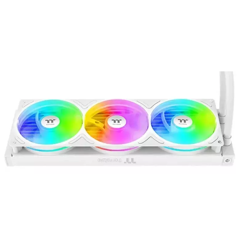 Vandens aušintuvas Thermaltake TH360 V3 Ultra ARGB — 3x 120 mm ventiliatoriai, 500–2500 RPM, 12 V, baltas