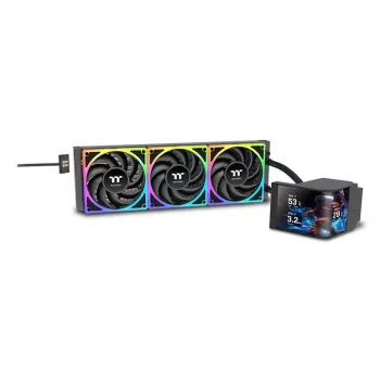 Thermaltake MAGCurve 360 Ultra skystas aušinimas CPU, 360 mm radiatorius, ARGB ventiliatoriai, juodas