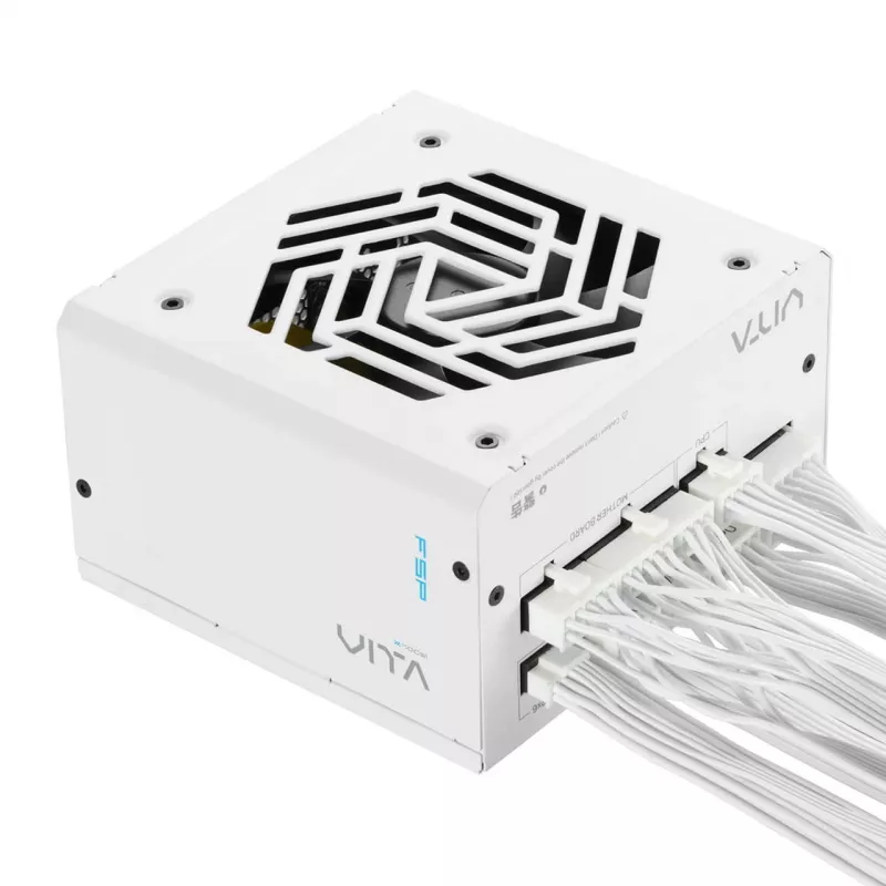 FSP VITA GM 1000W White Maitinimo blokas ATX ATX3.1 Baltas, 1000 W, 100-240 V, 50/60 Hz, 12-6 A, Aktyvus, 1000 W