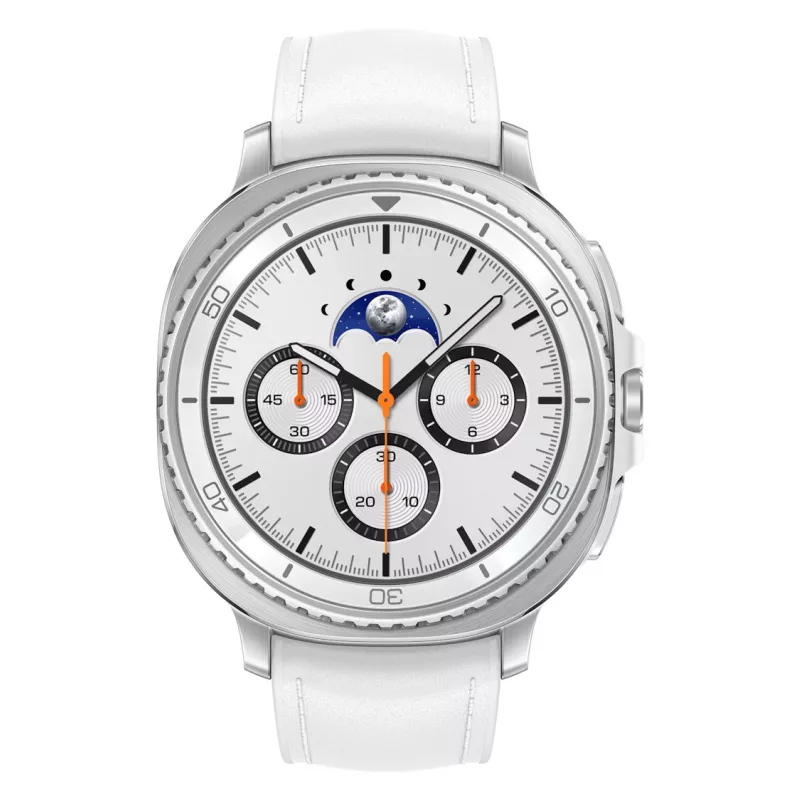 Samsung Galaxy Watch8 Classic 3.3 cm (1.3 colio) AMOLED 46 mm Skaitmeninis 438 x 438 pikselių Liečiamas ekranas Sidabrinis Wi-Fi GPS (palydovas)