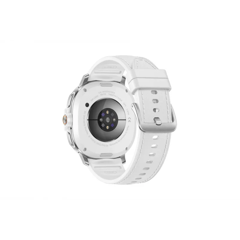 Samsung Galaxy Watch8 Classic 3.3 cm (1.3 colio) AMOLED 46 mm Skaitmeninis 438 x 438 pikselių Liečiamas ekranas Sidabrinis Wi-Fi GPS (palydovas)