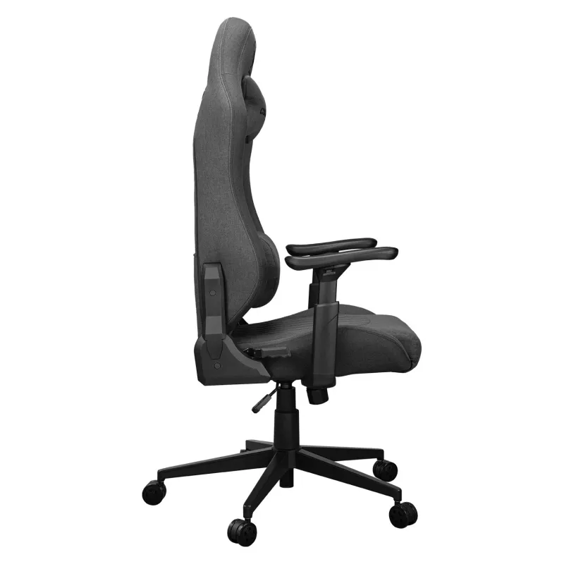 Universali žaidimų kėdė Cougar CGR-EPF-ROG — Juoda/Pilka, 125 cm minimalus aukštis, 710×670 mm sėdynė, 120 kg maks.