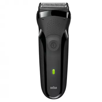 Braun Series 3 301s folijos skutimosi aparatas su trimeriu, juodas