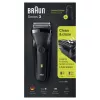 Braun Series 3 301s folijos skutimosi aparatas su trimeriu, juodas