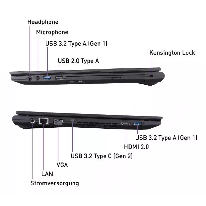 TERRA Mobile 1516R nešiojamas kompiuteris Intel® Core™ i5-1334U 39,6 cm (15,6 inch) Full HD 16 GB DDR4 1 TB SSD Wi-Fi 6 Windows 11 Pro juodas