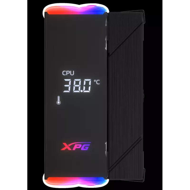 XPG MAESTRO PLUS 42SA CPU oro aušintuvas, 12 cm, juodas
