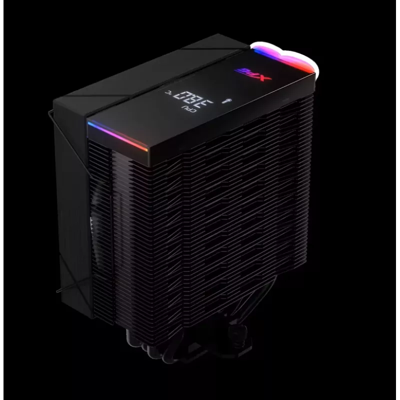 XPG MAESTRO PLUS 42SA CPU oro aušintuvas, 12 cm, juodas