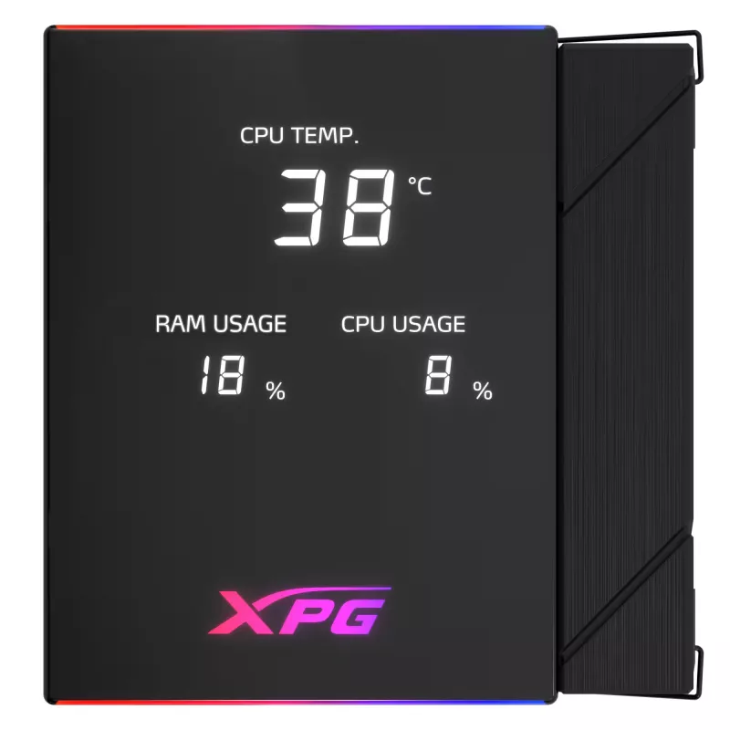 XPG MAESTRO PLUS 62DA oro aušintuvas procesoriui, 120 mm, juodas